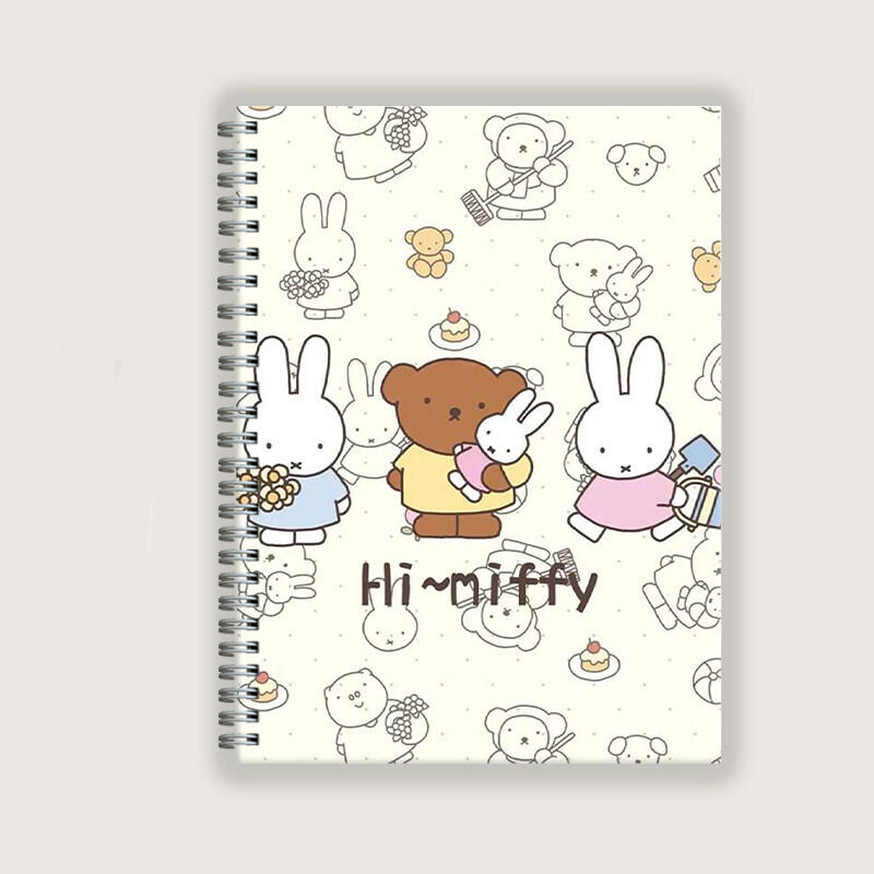 Good Floral & Wedding Decor Supply - Cuaderno de tapa blanda Miffy Kawaii