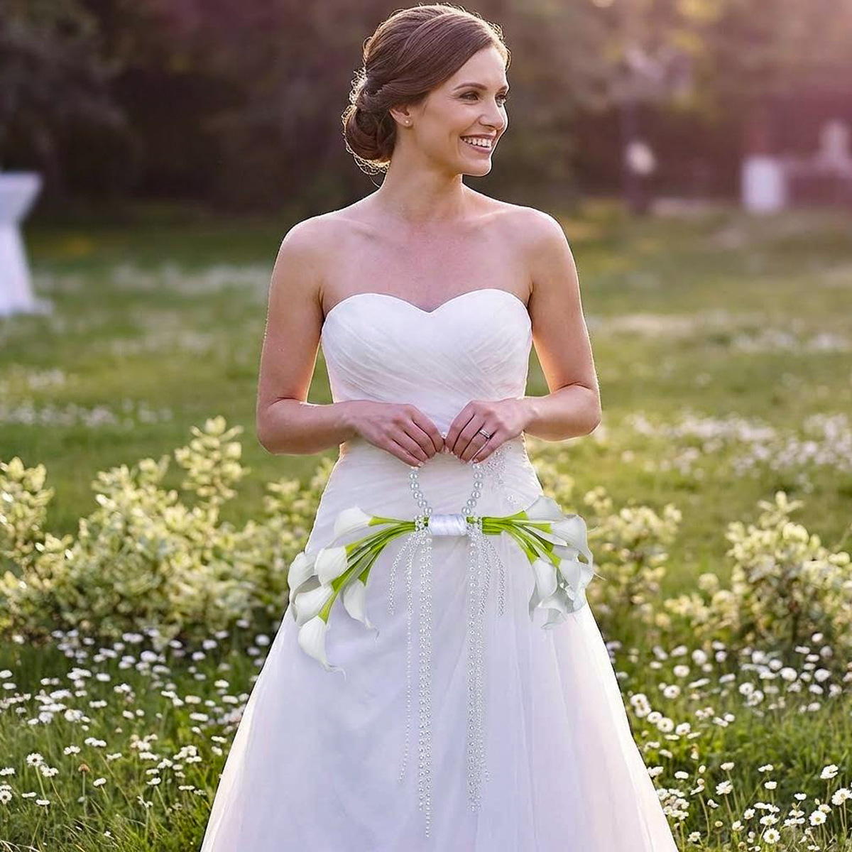 Ramo de Lirios Calla Artificia - Wedding Ceremony Supply reseña y precio