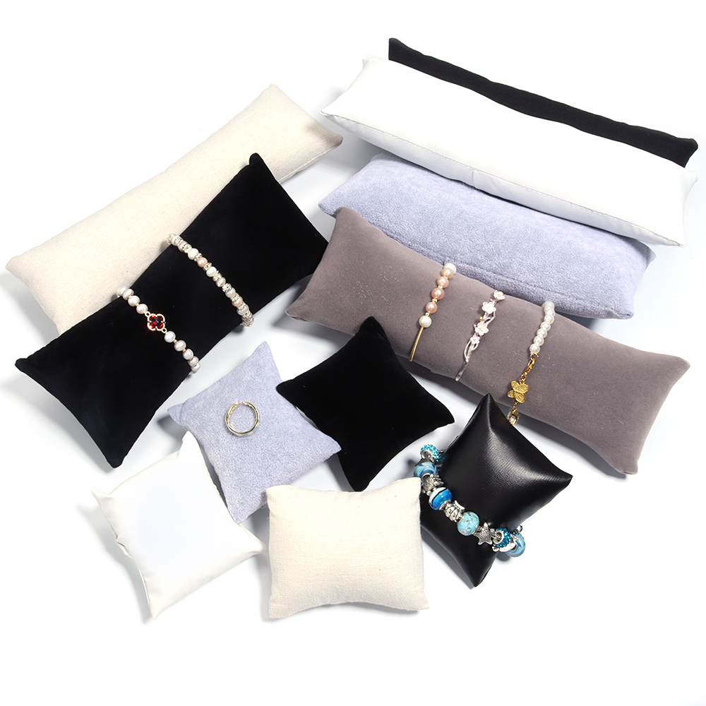 Soporte de almohada de terciop - Ring Bearer Pillow reseña y precio