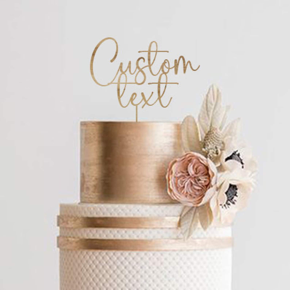 Adorno para tarta acrílico dor - Wedding Ceremony Supply reseña y precio