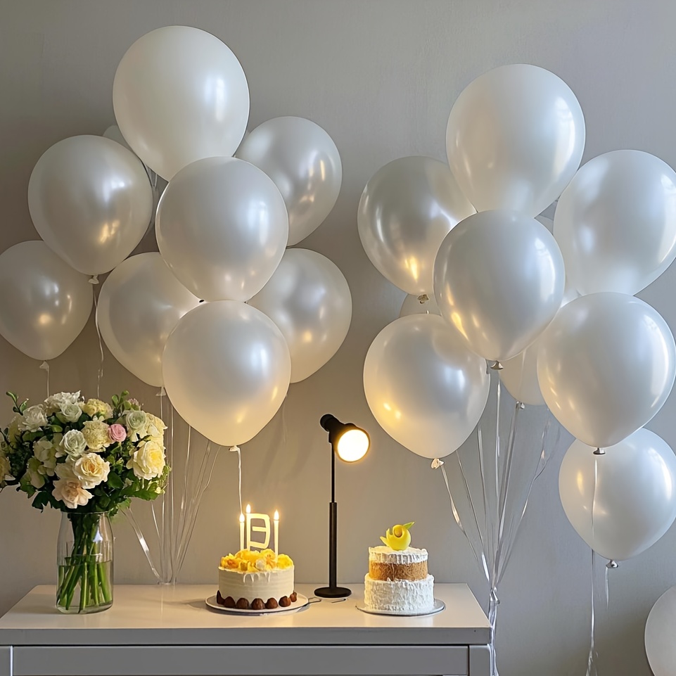 Set de Globos Blanco Perla, Id - Wedding Ceremony Supply reseña y precio