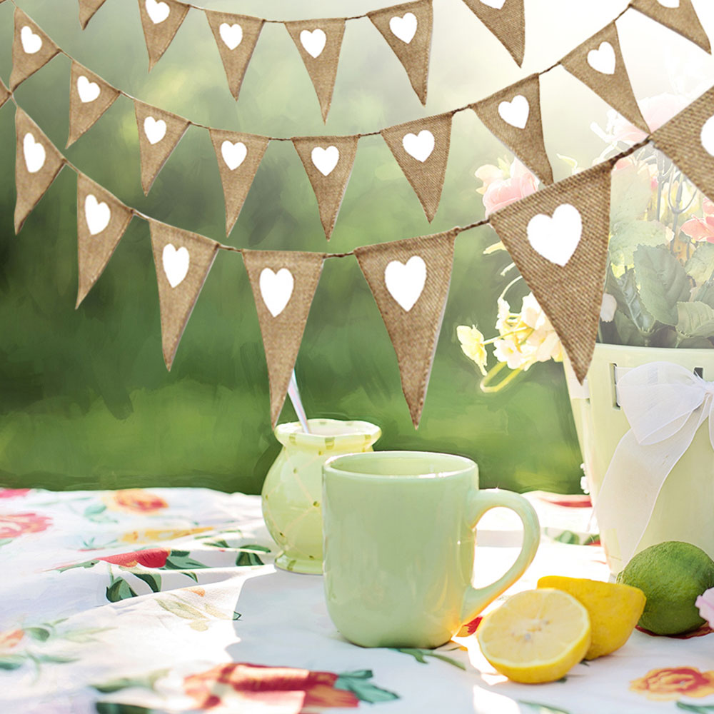 Banner Vintage con forma de co - Wedding Ceremony Supply reseña y precio