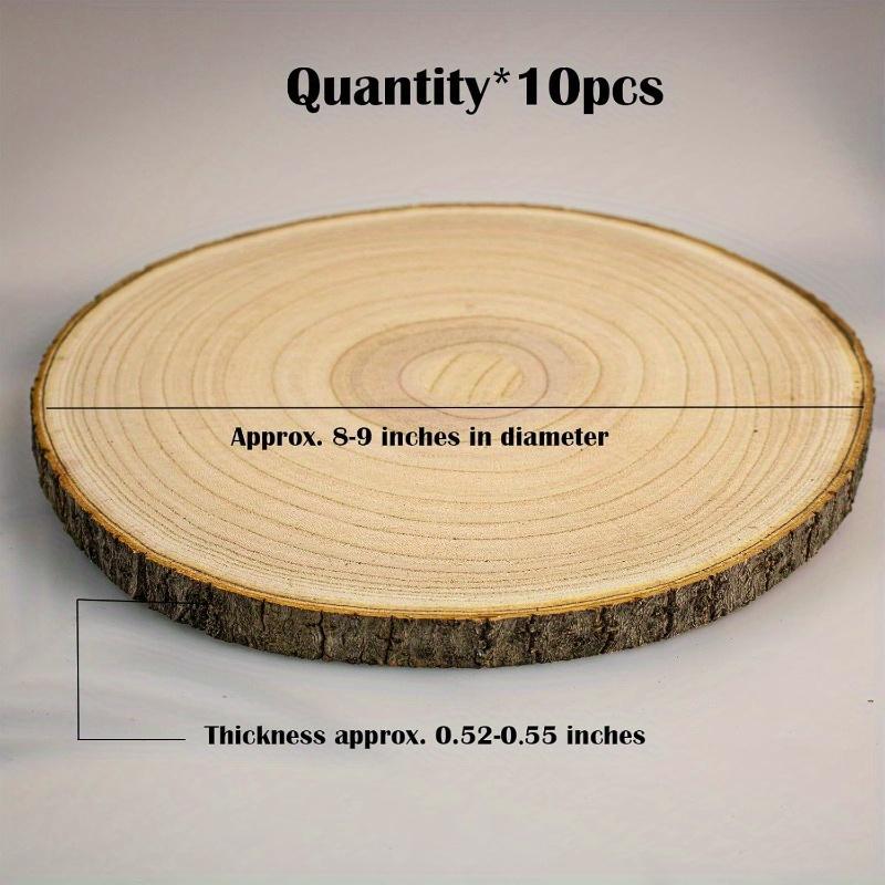 Lote de 10 Rodajas de Madera G - Wedding Ceremony Supply reseña y precio