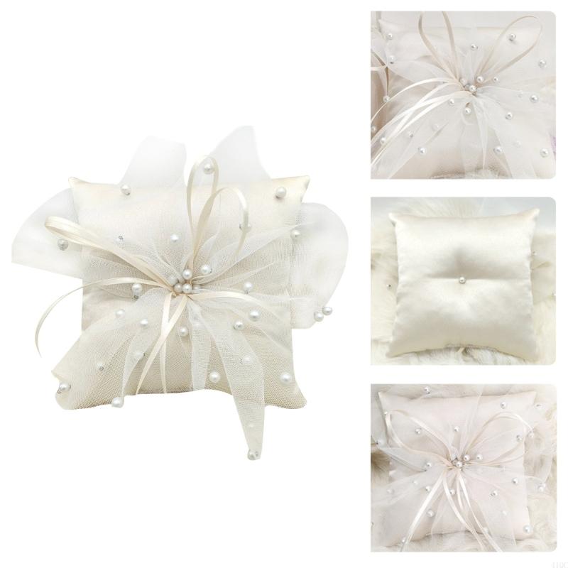 Cojín hecho a mano con anillos - Ring Bearer Pillow reseña y precio