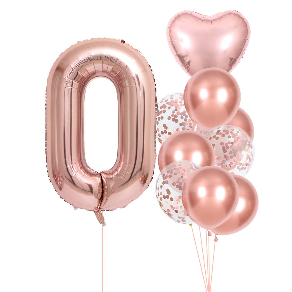 Juego de globos con números de - Wedding Ceremony Supply reseña y precio