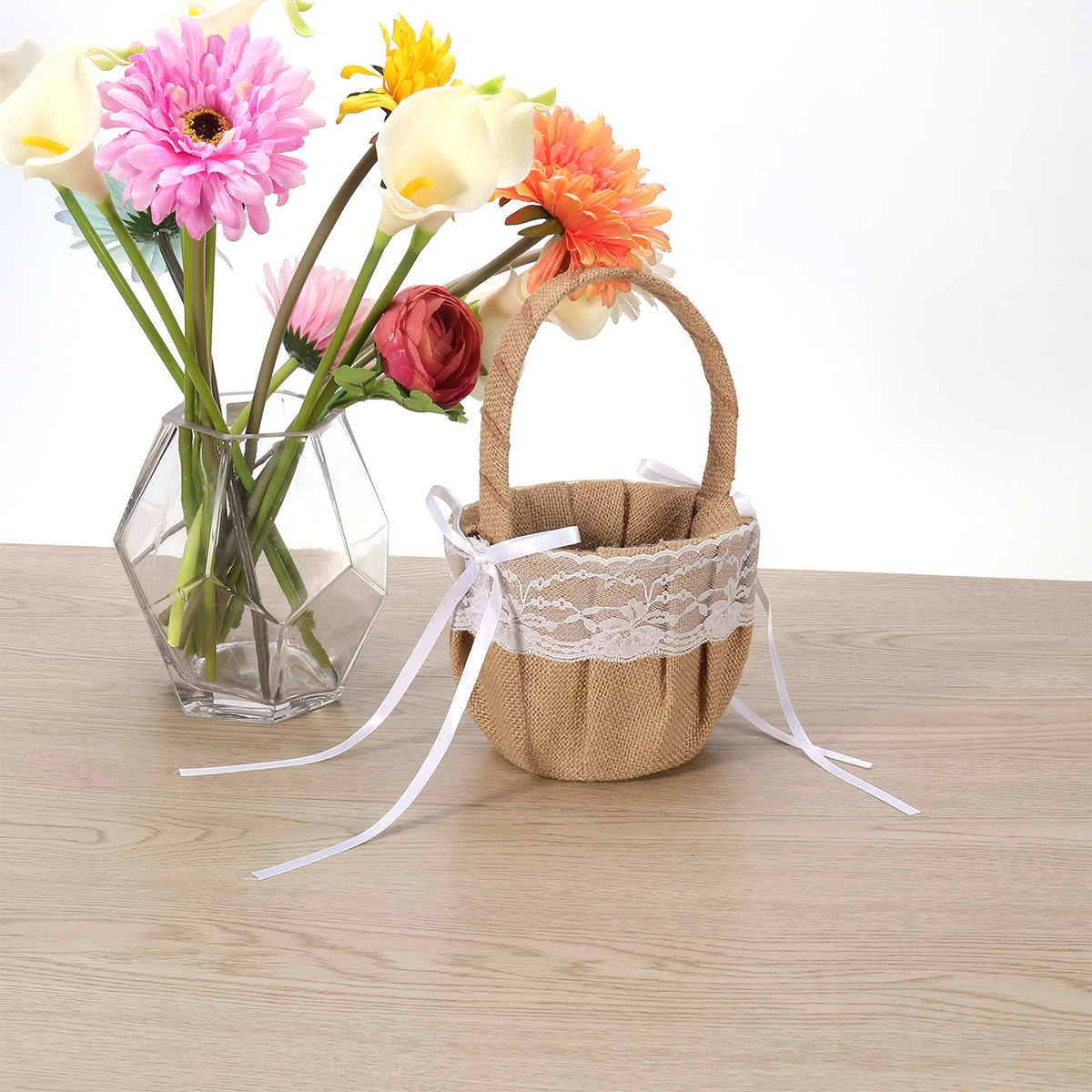 Juego de 6 Cojines de Yute de  - Ring Bearer Pillow reseña y precio