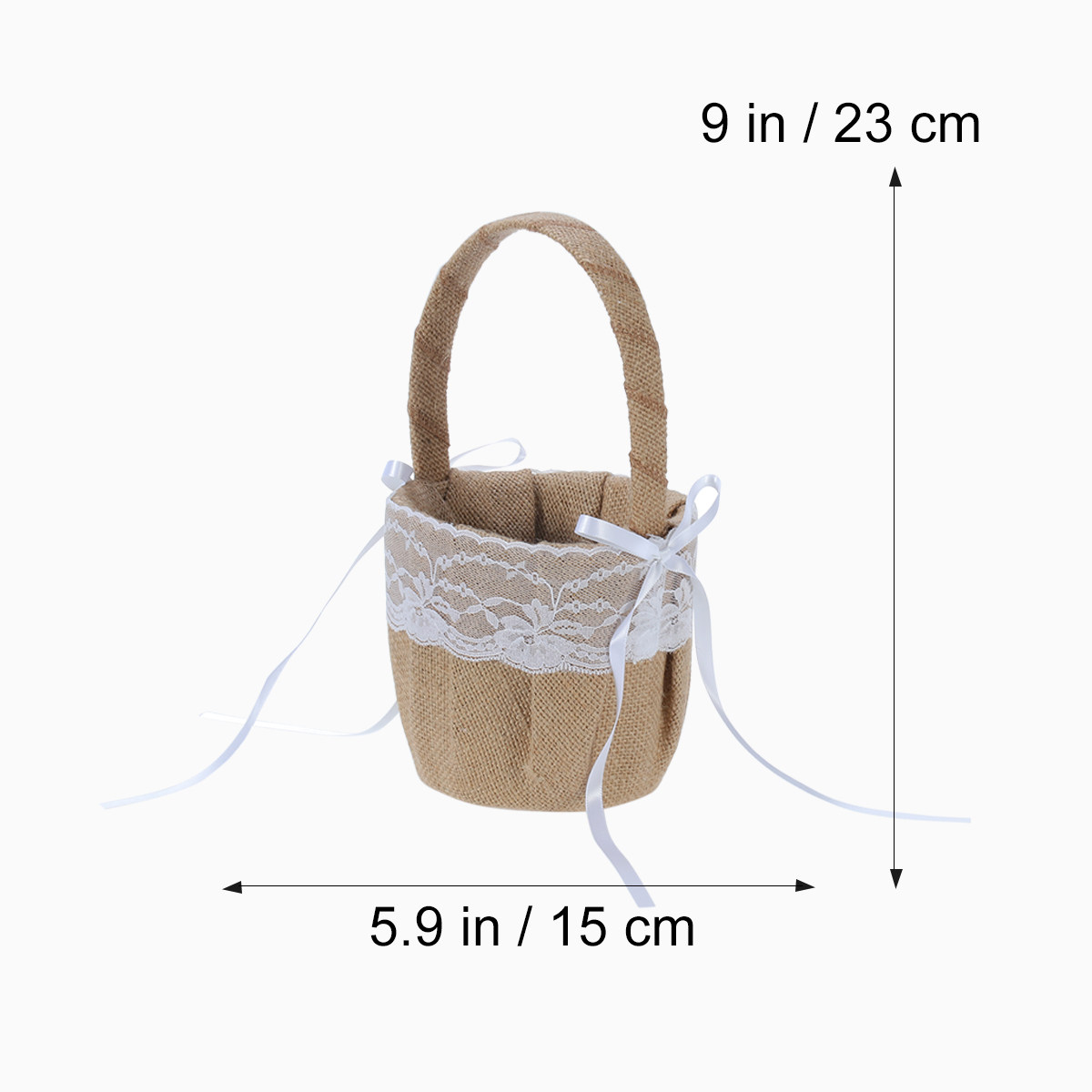 Juego de 6 Cojines de Yute de  - Ring Bearer Pillow reseña y precio