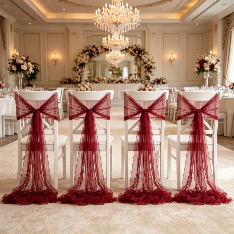 Rollo de Tela de Tul Suizo Rom - Wedding Ceremony Supply reseña y precio