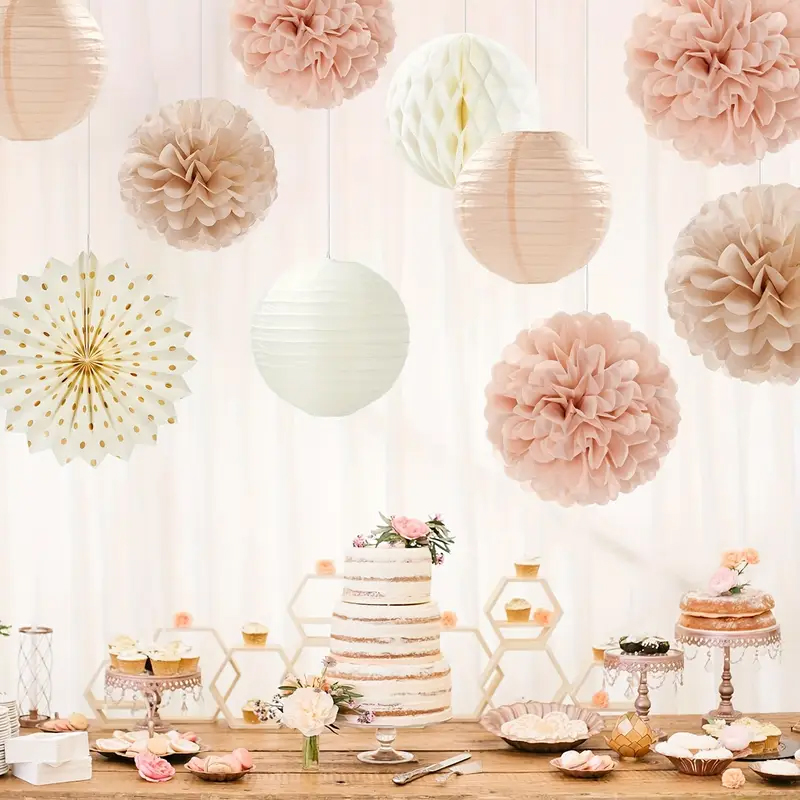 11 Piezas de Flores de Papel e - Wedding Ceremony Supply reseña y precio